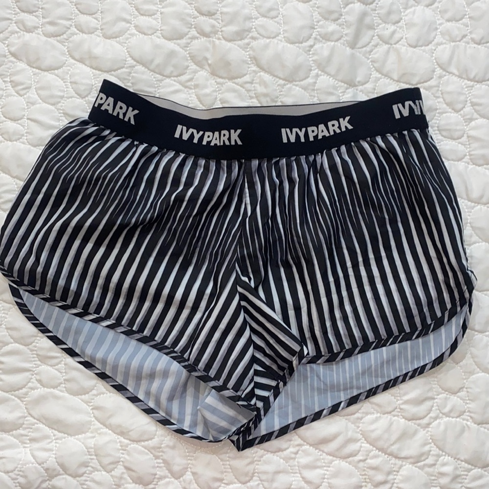 Ivy Park Striped Athletic Shorts